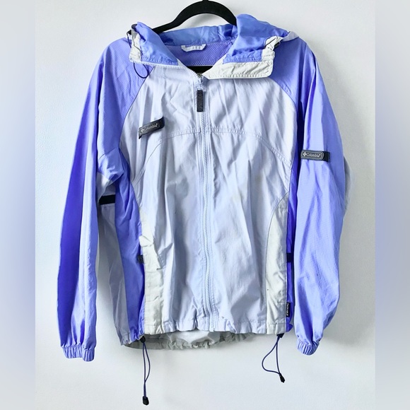 🛑SOLD🛑Vintage Columbia Sportswear Light Blue Spring/Fall Jacket Size Large - Picture 1 of 5